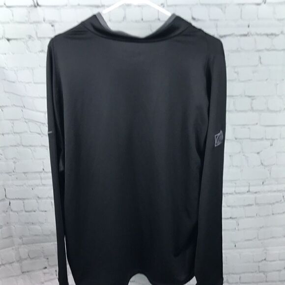 Nike Golf 1/4 Zip Long Sleeve Size XL Black Gray Dri-Fit - Picture 3 of 6